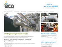 Tablet Screenshot of eco-eng.co.uk